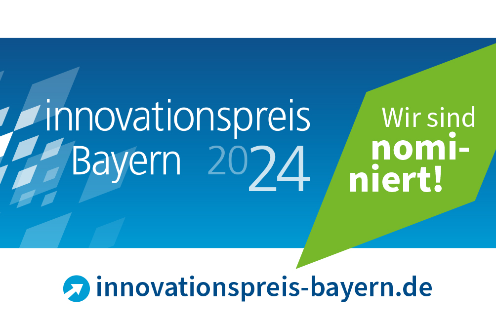 Nominiert für den Bayrischen Innovationspreis 2024
